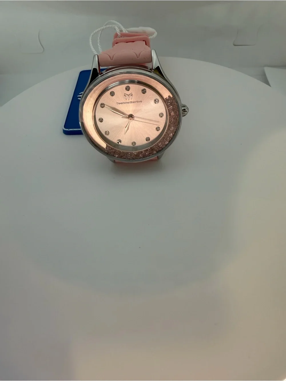 Technomarine Brillantezza Del Mare Pink Crystal Bezel Women's Watch 34mm